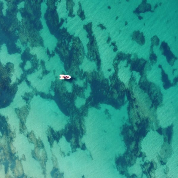 underwater view of the television